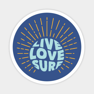 Live Love Surf Magnet